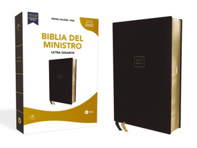 RVR60, Biblia del Ministro, Letra gigante, Leathersoft, Negro, Palabras de Jesús en Rojo, Comfort Print (Spanish Edition) by Vida, RVR 1960- Reina Valera 1960, 9780829773620