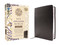 NIV Application Bible, Large Print, European Bonded Leather, Black, Red Letter, Comfort Print by Zondervan, 9780310465287