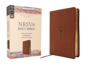 NRSVue, Holy Bible, Compact, Leathersoft, Brown, Comfort Print by Zondervan, 9780310466017