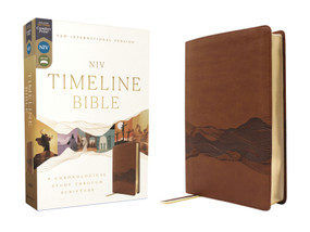 NIV, Timeline Bible, Leathersoft, Brown, Red Letter, Comfort Print (A Chronological Study through Scripture) by John R. Kohlenberger III, 9780310467502