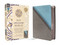 NIV Application Bible, Leathersoft, Teal/Grey, Red Letter, Comfort Print (Bringing the Ancient Message of the Bible into Your World) by Zondervan, 9780310467717