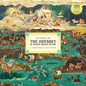 The World of the Odyssey & Other Greek Myths: A 1000-piece jigsaw puzzle by Adam Simpson by Adam Simpson, 9781399637701