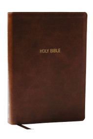 NKJV Foundation Study Bible, Wide-Margin, Brown Leathersoft, Red Letter, 9781400351022