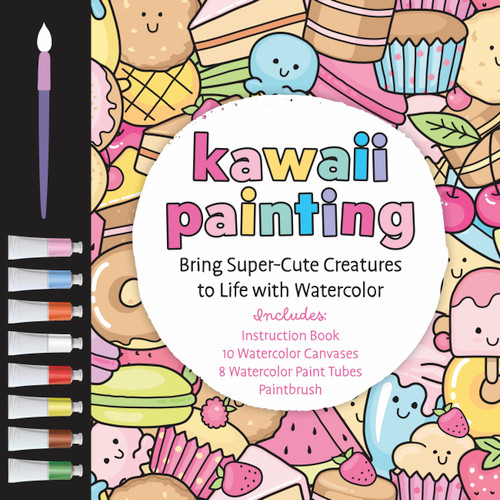 Kawaii Painting (Bring Super-Cute Creatures to Life With Watercolor) by Editors of Chartwell Books, 9780785849582