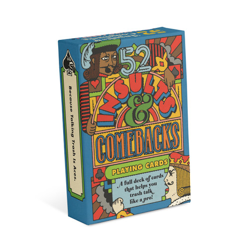 52 Insults & Comebacks Playing Cards by Knock Knock, 9781683496229