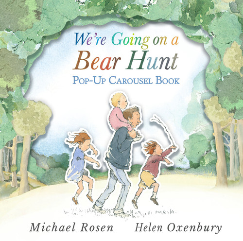 We're Going on a Bear Hunt Pop-Up Carousel Book ((An Interactive Peep-Through Gift Edition with Layered Scenes and Ribbon Tie for Kids Ages 3-7)) by Michael Rosen, Helen Oxenbury, 9781536256413