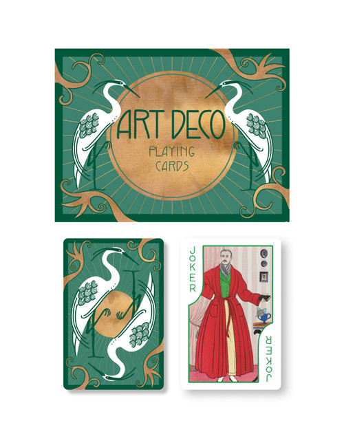 Art Deco Playing Cards by Smith Street Books, 9781923239487
