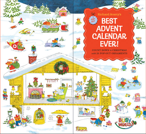 Richard Scarry's Best Advent Calendar Ever! (Count Down to Christmas with 25 Pop-Out Ornaments; Activity Book and Keepsake) by Richard Scarry, 9798217034253