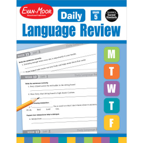 Daily Language Review Grade 5 Te by Evan-Moor, 9781557996596