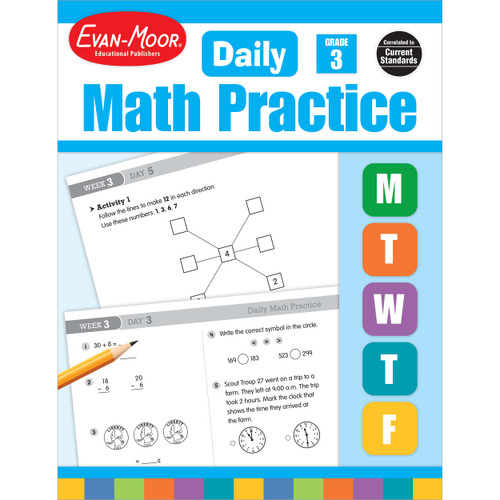 Daily Math Practice, Grade 3 Te by Evan-Moor Educational Publishers, 9781557997432