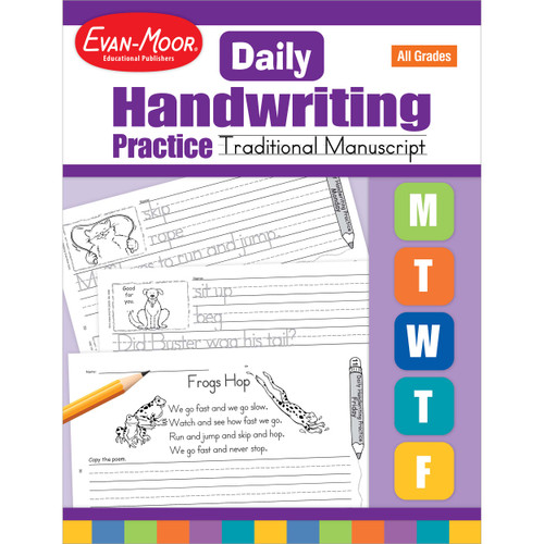 Daily Handwriting Traditional Manuscript Te by Evan-Moor Educational Publishers, 9781557997531