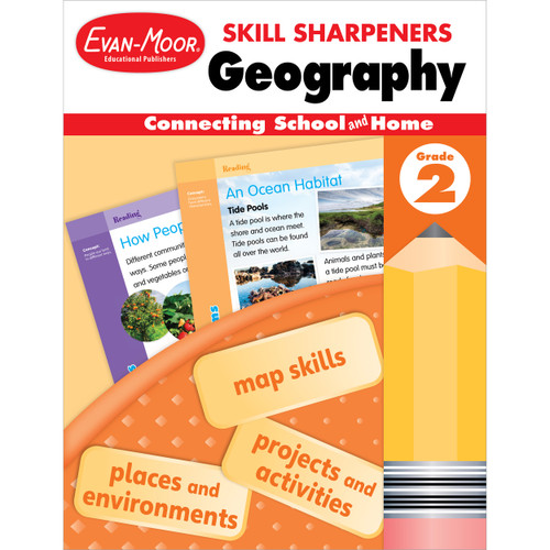 Skill Sharpeners: Geography, Grade 2 by Evan-Moor Educational Publishers, 9781629384696