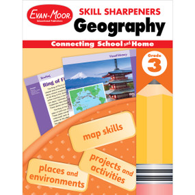 Skill Sharpeners: Geography, Grade 3 by Evan-Moor Educational Publishers, 9781629384702