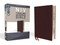 NIV, Thinline Reference Bible (Deep Study at a Portable Size), Bonded Leather, Burgundy, Red Letter, Comfort Print by Zondervan, 9780310449638
