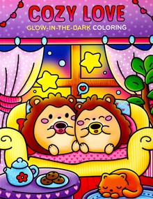 Cozy Love Glow-in-the-Dark Coloring by Editors of Thunder Bay Press, 9781667211756