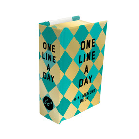 Mint Diamond Mini One Line a Day (A One-Year Memory Book) by Chronicle Books, 9781797243030