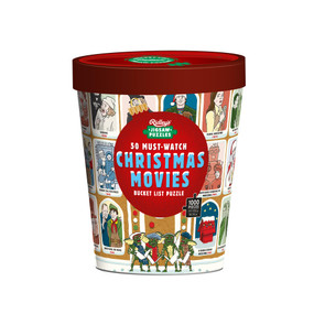 50 Must-Watch Christmas Movies Bucket List 1000-piece Jigsaw Puzzle by Ridley's Games, 9781797245546
