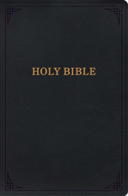 KJV Holy Bible, Giant Print with Cross-References, Black LeatherTouch by Holman Bible Publishers, 9798384503101