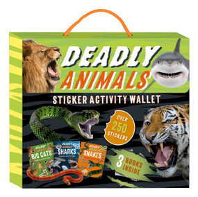 Deadly Animals Sticker & Activity Kit (with 3 Books and over 250 Stickers Included) by IglooBooks, 9781805850090
