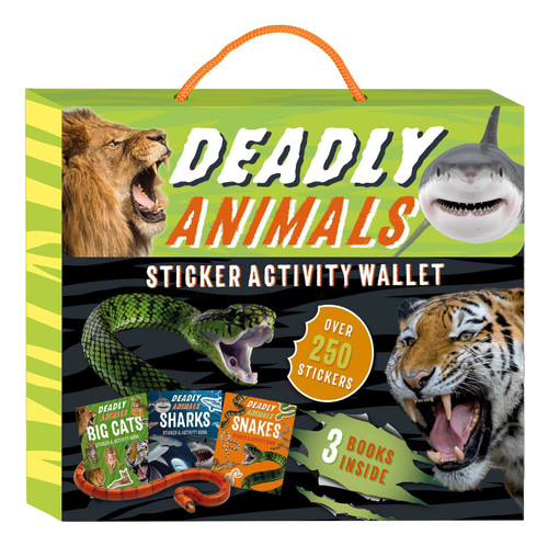Deadly Animals Sticker & Activity Kit (with 3 Books and over 250 Stickers Included) by IglooBooks, 9781805850090