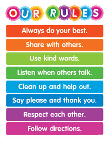 Color Your Classroom Our Rules Chart by Scholastic, 9781338127980