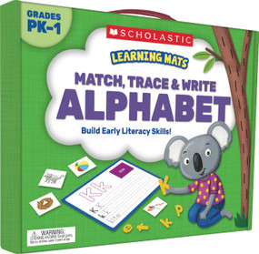 Learning Mats: Match, Trace & Write: Alphabet by Scholastic, 9781338239614
