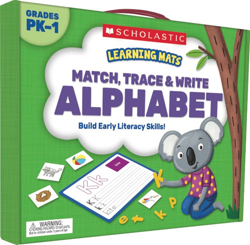 Learning Mats: Match, Trace & Write: Alphabet by Scholastic, 9781338239614