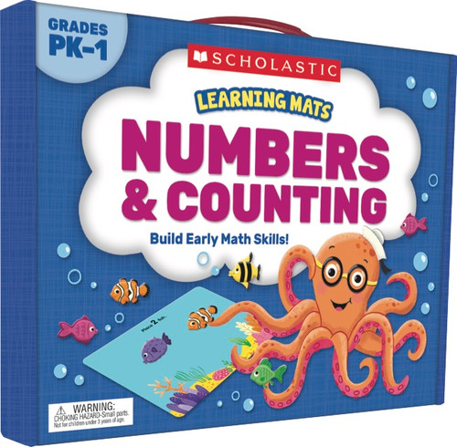 Learning Mats: Numbers & Counting by Scholastic, 9781338239638