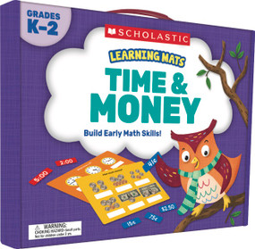 Learning Mats: Time & Money by Scholastic, 9781338239676