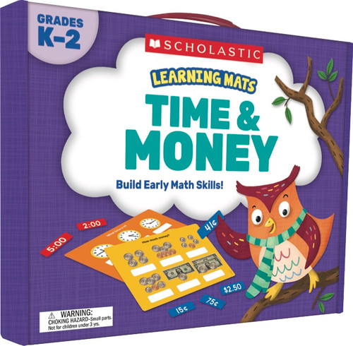 Learning Mats: Time & Money by Scholastic, 9781338239676