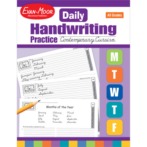 Daily Handwriting Contemporary Cursive Te by Evan-Moor Educational Publishers, 9781557997562