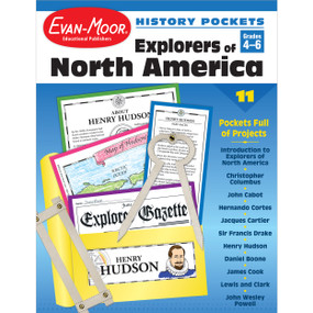 Explorers N. America Gr 4-6+ by Evan-Moor Educational Publishers, 9781557999054