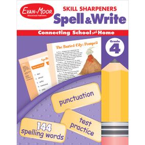 Skill Sharpeners: Spell & Write Grade 4 by Evan-Moor Educational Publishers, 9781596730489