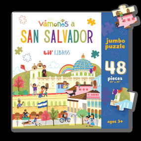 VÁMONOS: San Salvador Lil' Jumbo Puzzle 48 Piece (Bilingual Edition) by Ana Godinez, 9781948066891