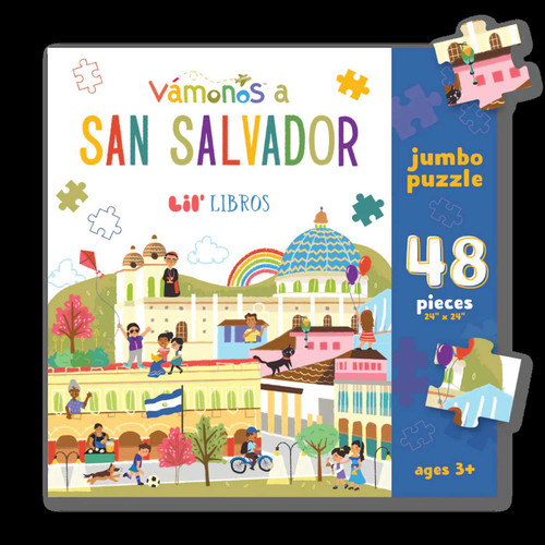 VÁMONOS: San Salvador Lil' Jumbo Puzzle 48 Piece (Bilingual Edition) by Ana Godinez, 9781948066891