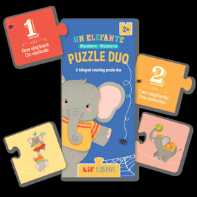 Un Elefante Puzzle Duo 20 Piece (Bilingual: English/Spanish) (A Bilingual Counting Duo Puzzle) by Citlali  Reyes, 9781948066907