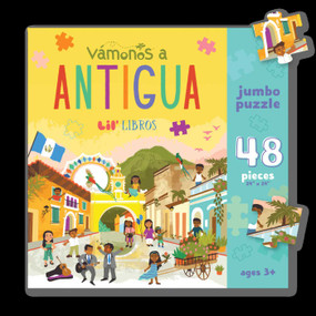 VÁMONOS: Antigua Jumbo Puzzle 48 Piece (Bilingual Edition) by Ana Godinez, 9781948066945