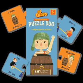 El Chavo: Opposites / Opuestos Puzzle Duo 20 Piece (Bilingual: English/Spanish) (A Bilingual Opposites Puzzle Duo) by Citlali  Reyes, 9781948066990