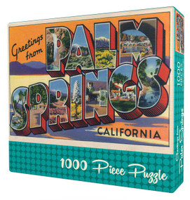 Greetings from Palm Springs Puzzle 1000 Piece by Gibbs Smith Gift, 9781423647096
