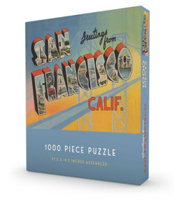 Greetings from San Francisco Puzzle 1000 Piece by Gibbs Smith Gift, 9781423667735