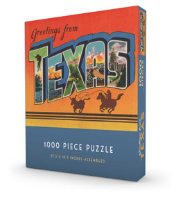 Greetings from Texas Puzzle 1000 Piece by Gibbs Smith Gift, 9781423667742