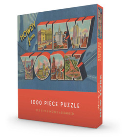 Howdy from New York Puzzle 1000 Piece by Gibbs Smith Gift, 9781423667766