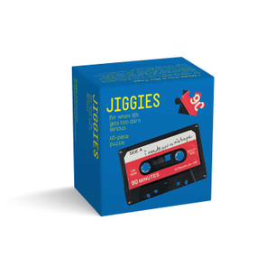 Cassette Tape Jiggie Puzzle 45 Piece by Gibbs Smith Gift, 9781423668091
