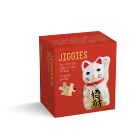 Lucky Cat Jiggie Puzzle 44 Pieces by Gibbs Smith Gift, 9781423668138