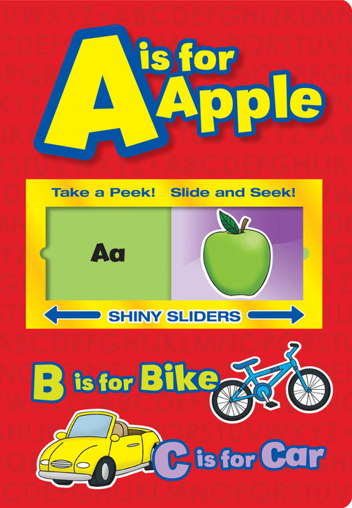 A is for Apple Shiny Sliders by 7 Cats Press, 9781607450573