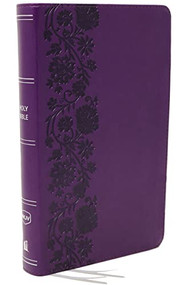 NKJV, End-of-Verse Reference Bible, Personal Size Large Print, Leathersoft, Purple, Red Letter, Comfort Print (Holy Bible, New King James Version) by Thomas Nelson, 9780785233602
