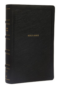 NKJV, End-of-Verse Reference Bible, Personal Size Large Print, Leathersoft, Black, Red Letter, Comfort Print (Holy Bible, New King James Version) by Thomas Nelson, 9780785233619