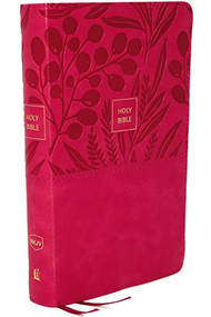NKJV, End-of-Verse Reference Bible, Personal Size Large Print, Leathersoft, Pink, Red Letter, Comfort Print (Holy Bible, New King James Version) by Thomas Nelson, 9780785233633