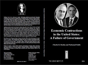 Economic Contractions in the United States (A Failure of Government) by Charles K. Rowley, Nathanael Smith, 9780255366427