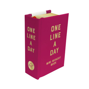 Rose Velvet Mini One Line a Day (A One-Year Memory Book) by Chronicle Books, 9781797247915